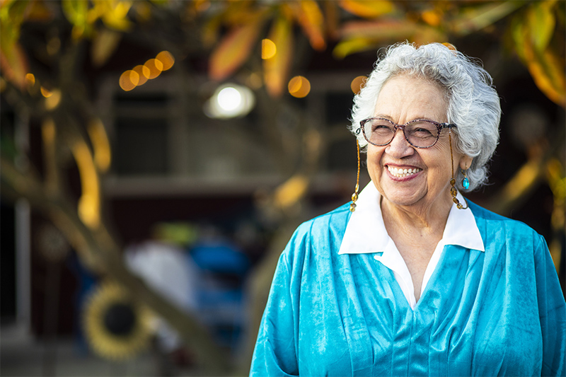 Smiling senior woman