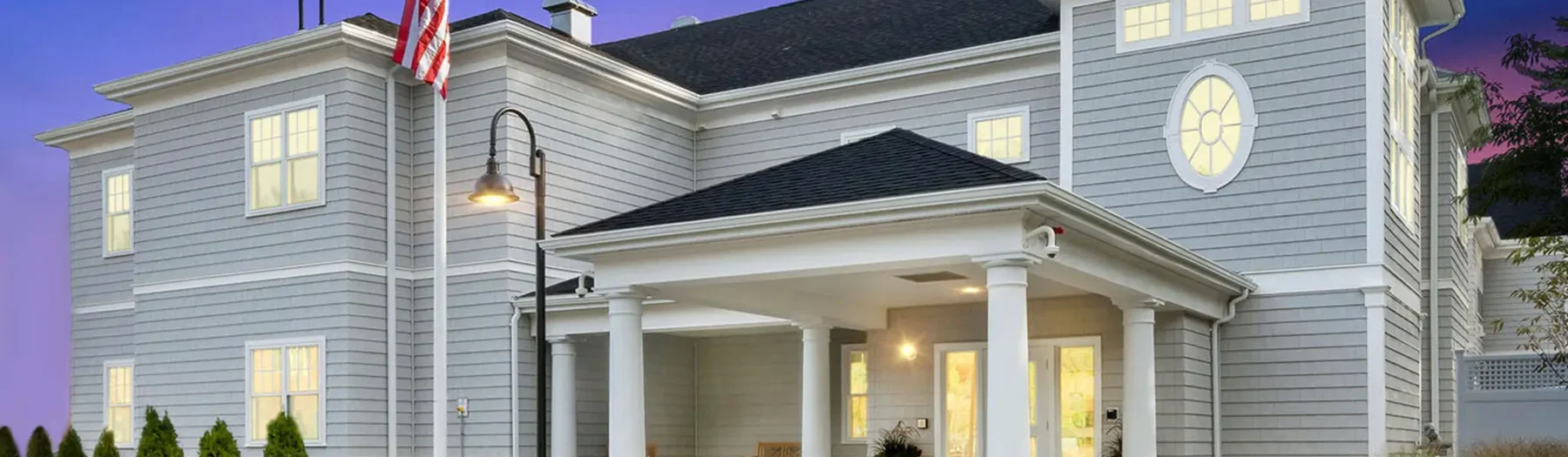 Exterior of Duxbury House Memory Care Residence