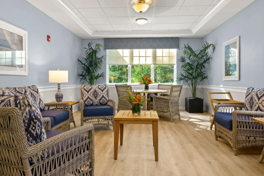 Casual seating area